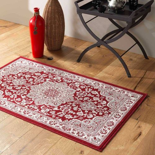 Tapis Cherine Fleur Oriental - 68x110 Cm - Rouge