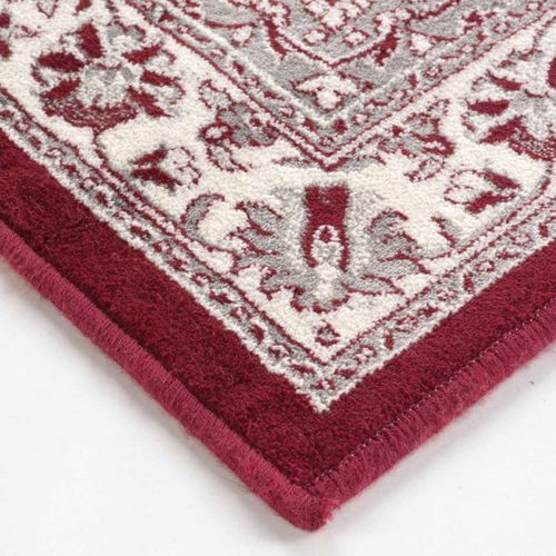 Tapis Cherine Fleur Oriental - 68x110 Cm - Rouge