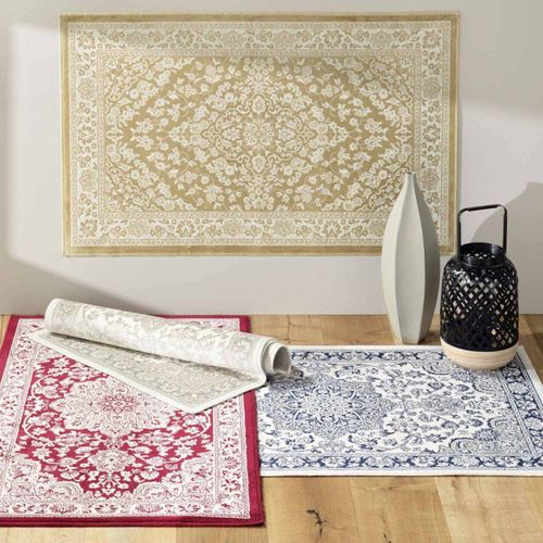 Tapis Cherine Fleur Oriental - 68x110 Cm - Rouge