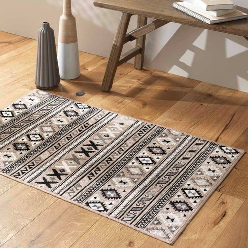 Tapis Déco "sakari" 68x110cm Taupe