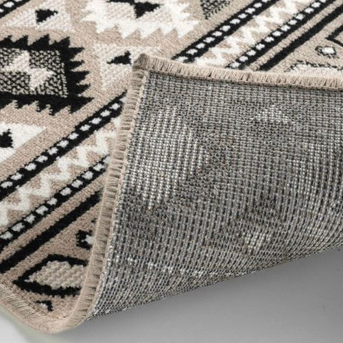 Tapis Déco "sakari" 68x110cm Taupe