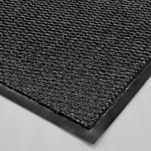 Tapis D'entrée Anti-poussière "julius" 80x120cm Noir et Gris