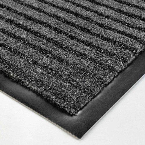 Tapis D'entrée Anti-poussière "toscan" 40x60cm Noir et Gris