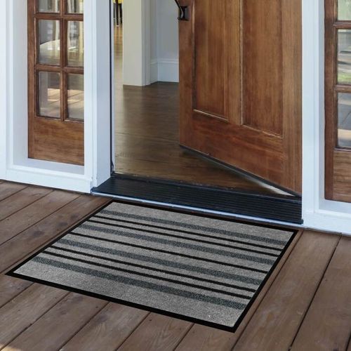 Tapis D'entrée Anti-poussière "piano" 50x80cm Gris