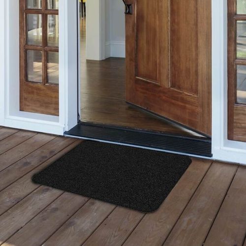 Tapis D'entrée Grattoir "odin" 45x75cm Noir