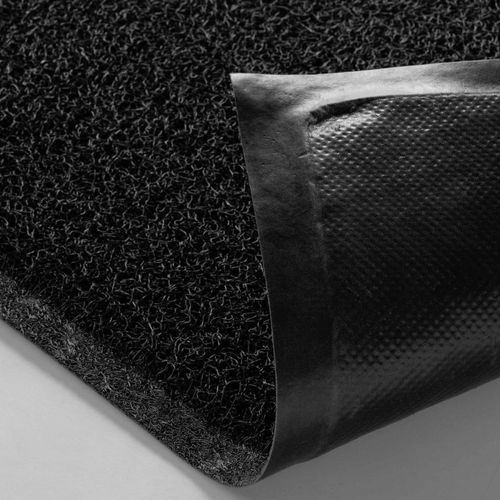 Tapis D'entrée Spaghetti "yoni" 45x75cm Noir