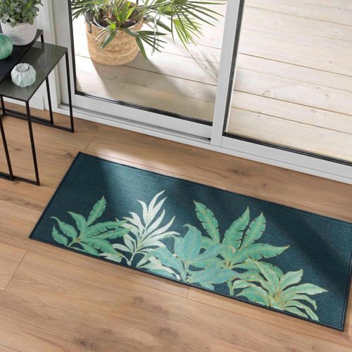 Tapis Déco Imprimé "vayana" 50x120cm Vert