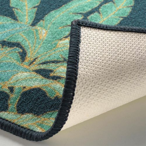 Tapis Déco Imprimé "vayana" 50x120cm Vert