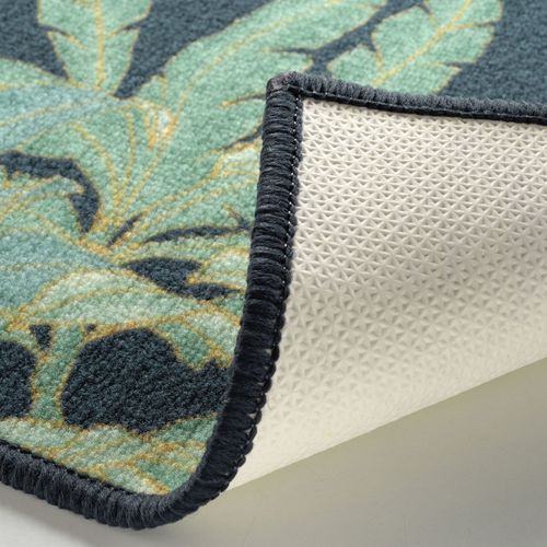 Tapis Déco Imprimé "vayana" 50x120cm Vert