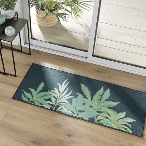 Tapis Déco Imprimé "vayana" 50x120cm Vert