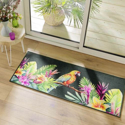Tapis Déco Imprimé "noumea" 50x120cm Multicolore