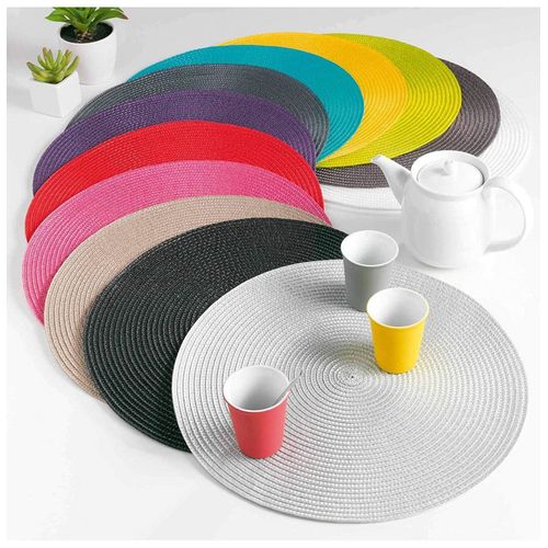 Set De Table Uni "zebulon" 35cm Gris