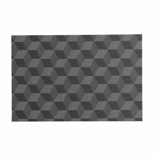 Set De Table "cubiz" 30x45cm Noir et Blanc