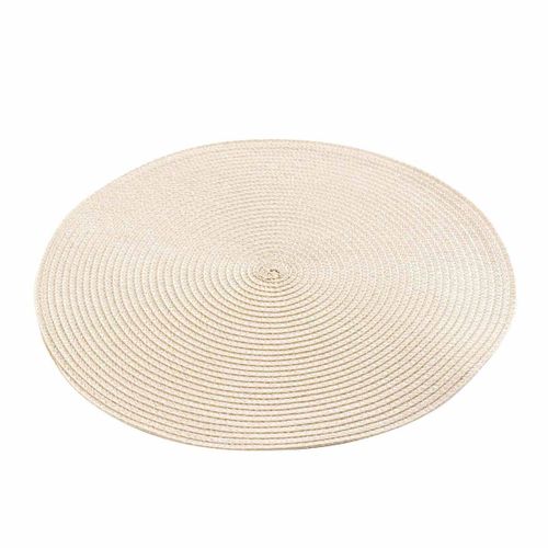 Set De Table Uni "zebulon" 35cm Naturel