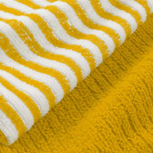 Lot De 3 Torchons Microfibre "cuistot" 40x40cm Jaune