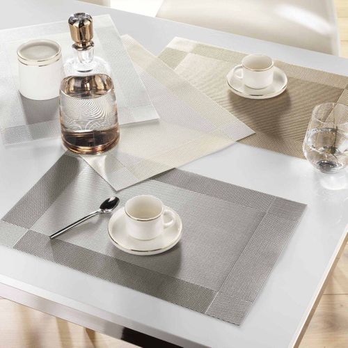 Set De Table Uni "isaac" 30x45cm Ivoire