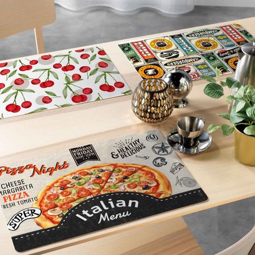 Set De Table Imprimé "americano" 28x44cm Multicolore