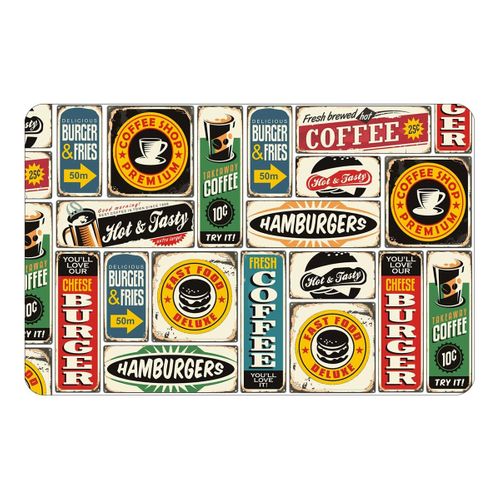 Set De Table Imprimé "americano" 28x44cm Multicolore