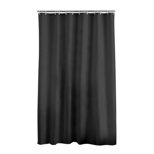 Rideau De Douche Uni "essencia" 180x200cm Noir