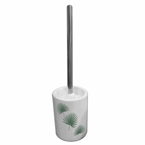 Brosse Wc En Céramique "jungly" 37cm Blanc