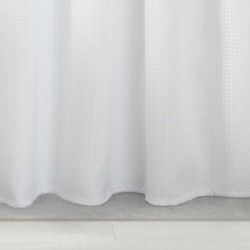 Rideau De Douche "quartz" 180x200cm Blanc