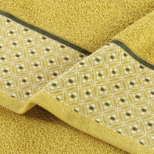 Serviette De Toilette Jacquard "belina" 50x90cm Miel