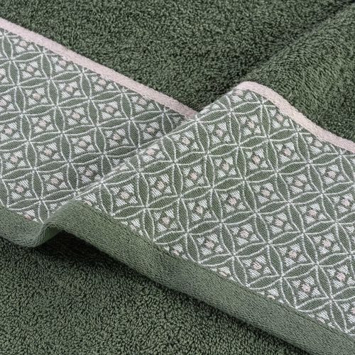 Drap De Douche Jacquard "belina" 70x130cm Kaki