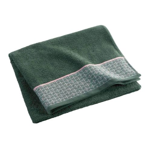 Drap De Bain Jacquard "belina" 90x150cm Kaki