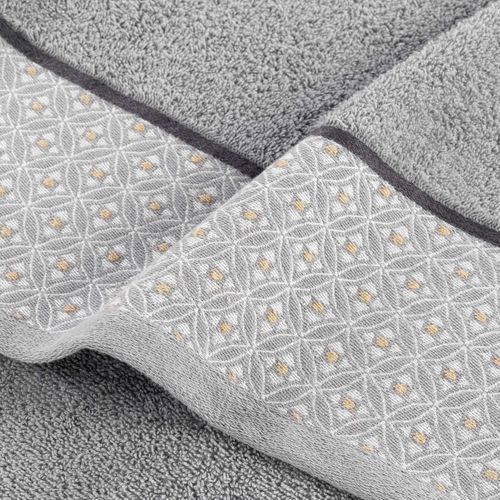 Drap De Bain Jacquard "belina" 90x150cm Gris