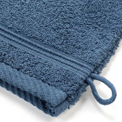 Lot De 2 Gants De Toilette "tendresse" 15x21cm Saphir