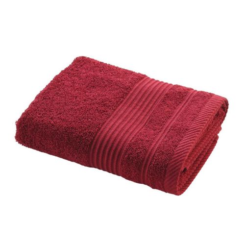 Serviette De Toilette "tendresse" 50x90cm Rubis