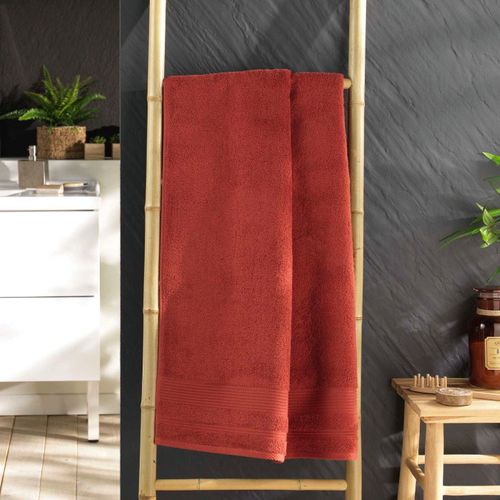Drap De Douche "tendresse" 70x130cm Terracotta
