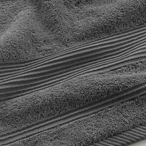 Drap De Bain "tendresse" 90x150cm Anthracite