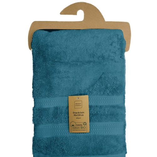 Drap De Bain "excellence" 90x150cm Bleu Orage