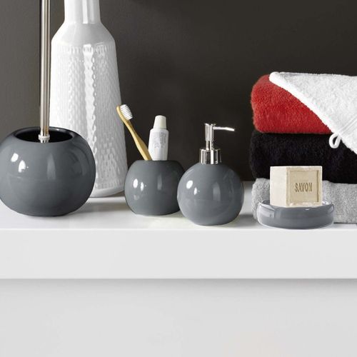 Brosse Wc Design "bullea" 37cm Anthracite