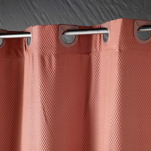 Rideau De Douche "dotty" 180x200cm Terracotta