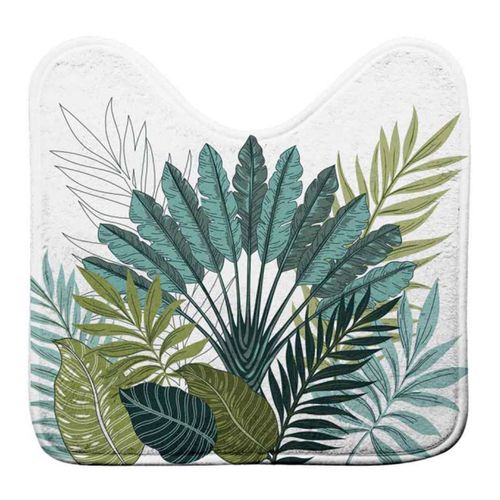 Tapis Wc Imprimé "panazio" 45x45cm Vert