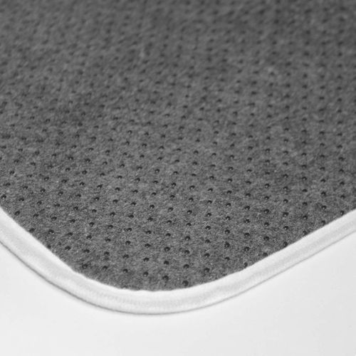 Tapis Contour Wc "kelly" 45x45cm Blanc