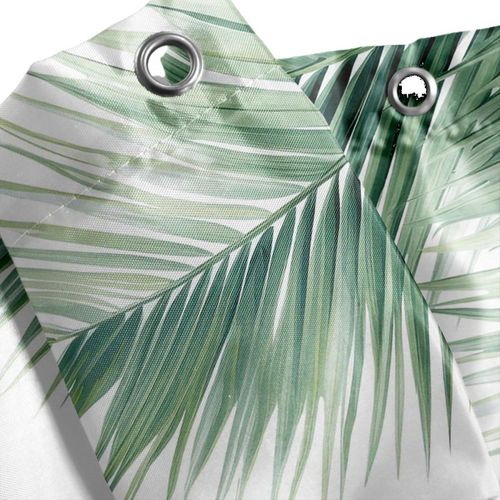 Rideau De Douche "havane" 180x200cm Blanc