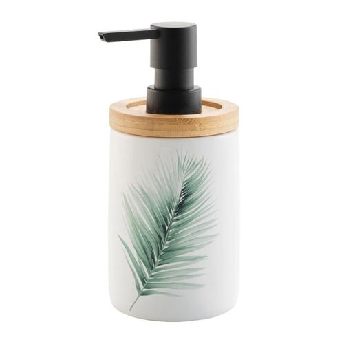 Distributeur De Savon "havane" 17cm Blanc