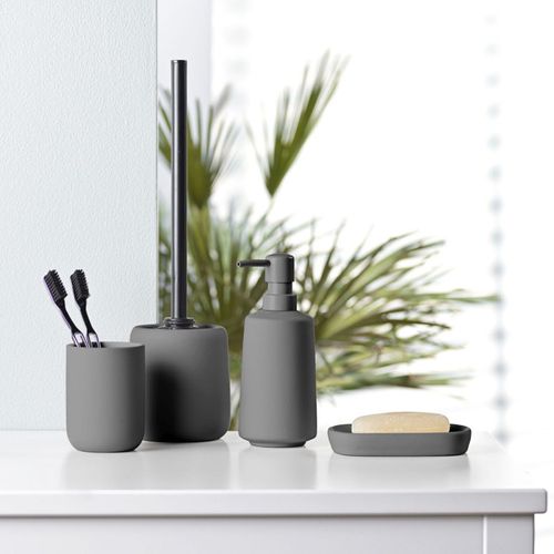 Gobelet Brosse à Dents En Céramique "ceralia" 10cm Anthracite