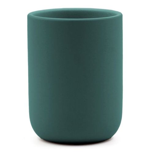Gobelet Brosse à Dents En Céramique "ceralia" 10cm Emeraude