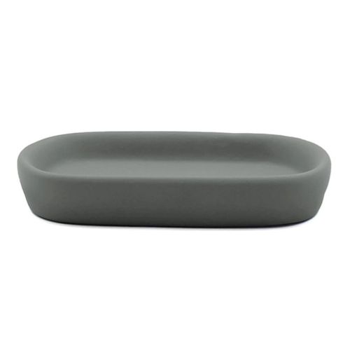 Porte-savon En Céramique "ceralia" 13cm Anthracite