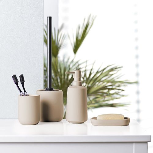 Porte-savon En Céramique "ceralia" 13cm Taupe