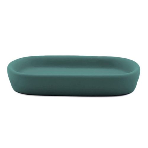 Porte-savon En Céramique "ceralia" 13cm Emeraude