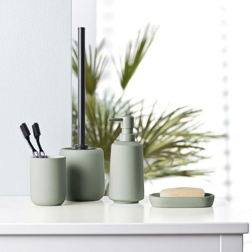 Porte-savon En Céramique "ceralia" 13cm Sauge