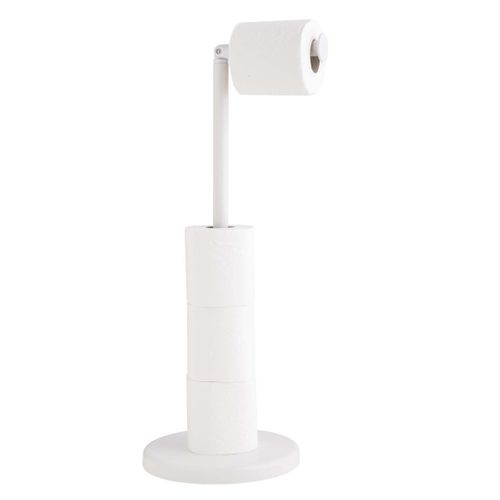 Dérouleur Papier Wc Avec Réserve "filano" 55cm Blanc
