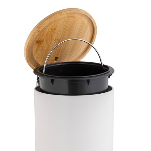 Poubelle De Salle De Bain "mobelle" 3l Blanc