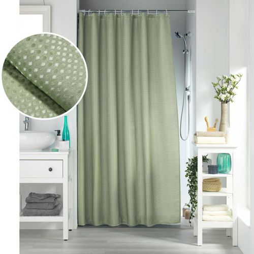 Rideau De Douche "quartz" 180x200cm Sauge