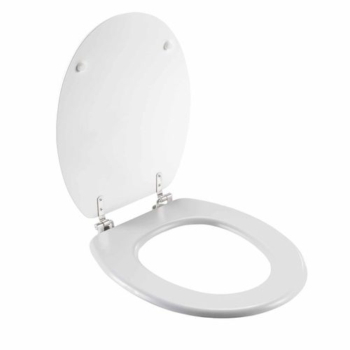 Abattant Wc Imprimé "effet Marbre" 46cm Blanc